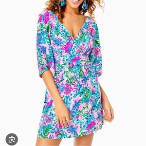 Lilly Pulitzer Size Medium Parigi Skort Romper Women's One Piece